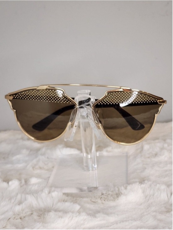 Christian Dior Accessories - Christian Dior SO REAL S Studs gold black/light brown (RHL/5V A) Sunglasses